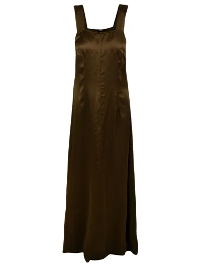 Aspesi Dresses Green In Brown