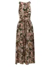 Aspesi Dresses Multi Colour In Brown