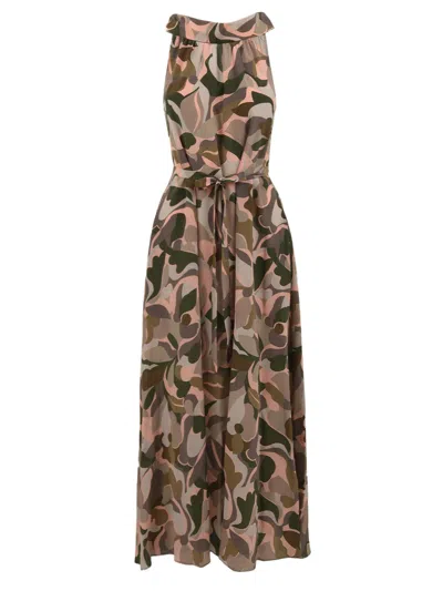 Aspesi Dresses Multi Colour In Brown