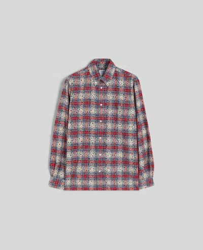 Aspesi Drops Flannel Shirt In Multi