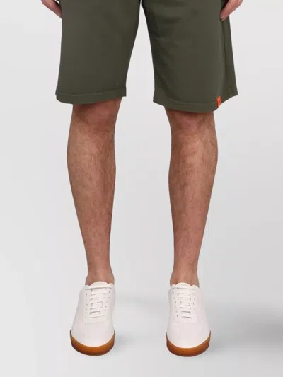 Aspesi Elastic Waist Bermuda Shorts