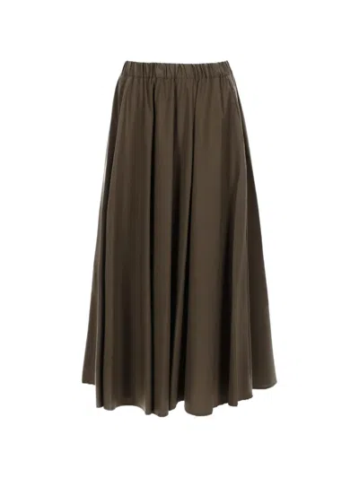 ASPESI ELASTICATED MIDI SKIRT