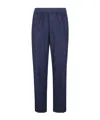 Aspesi Elasticated Trousers In Blue