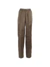 Aspesi Elasticated Trousers In Brown
