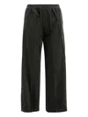 Aspesi Elasticated-waist Corduroy Trousers In Green