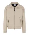 Aspesi Elasticated-trim Jacket In Neutral