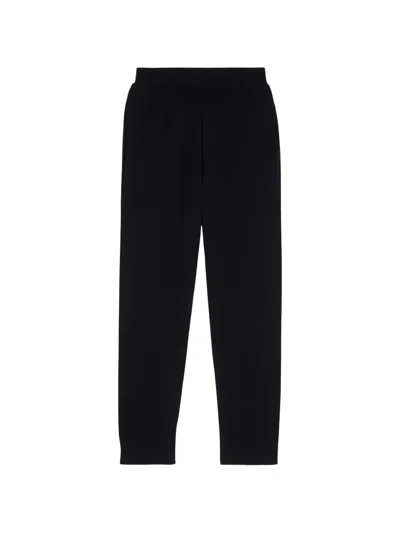Aspesi Elasticated-waist Track Pants In Black