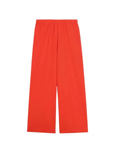Aspesi Elasticated-waist Trousers In Burgundy