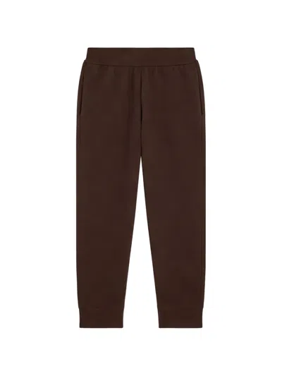 Aspesi Elasticated-waistband Track Pants In Burgundy