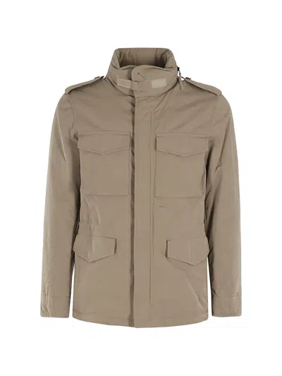 Aspesi Epaulette Field Jacket In Neutral