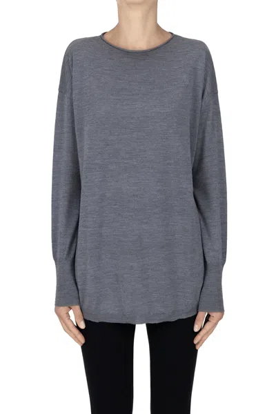 Aspesi Extrafine Wool Pullover In Blue
