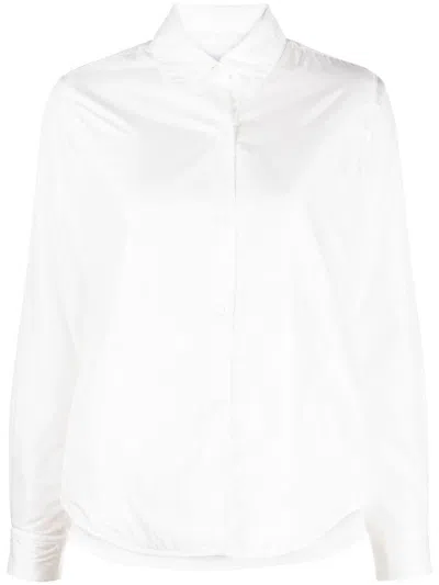 Aspesi Fabric-covered-buttons Shirt In Weiss