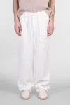 Aspesi Factory Pants In Beige Wool And Polyester In Beige
