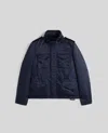 Aspesi Field Jacket In Raso Bomber Poliammide Idrorepellente - Navy In Navy