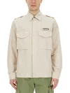 Aspesi Camicia Field Shirt In Tela Di Cotone - Naturale
