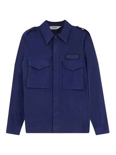 ASPESI FIELD SHIRT IN LIVED COTTON