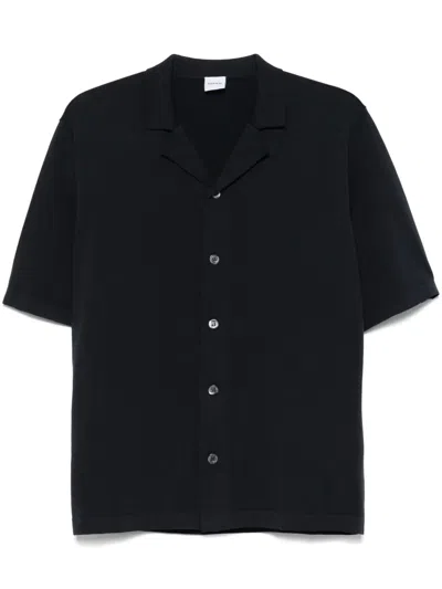 Aspesi Fine-knit Shirt In Blue