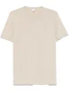 Aspesi Fine-knit T-shirt In Neutrals