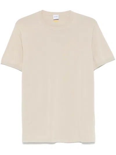 Aspesi Fine-knit T-shirt In Neutrals