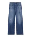 Aspesi Five Pairs Of Jeans In Blue