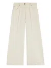 Aspesi Beige Italian Cotton Trousers In Neutral