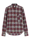 Aspesi Flannel Twill Shirt In Multi