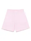 Aspesi Flamingo Pink Casual Shorts With Concealed Fly And Functional Pockets In Pink