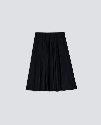 ASPESI FLANNEL MIDI SKIRT
