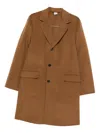 Aspesi Flap-pocket Coat In Animal Print