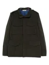 Aspesi Flap-pockets Collared Jacket In Black