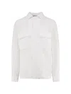 Aspesi Flap-pocket Shirt In White