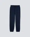 Aspesi Fleece Jogging Trousers With Drawstring In Black
