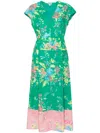 Aspesi Woman Maxi Dress Green Size 10 Cotton In 绿色