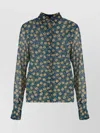 Aspesi Floral Print Long Sleeve Shirt In Multi