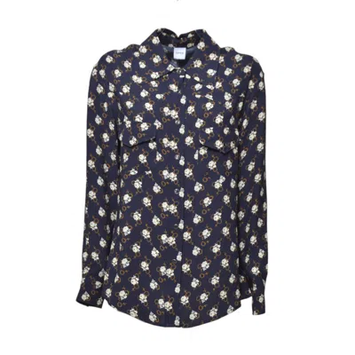 ASPESI ASPESI FLORAL-PRINT WESTERN BLOUSE IN LIGHTWEIGHT VISCOSE