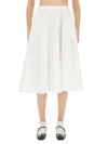 Aspesi Flowing A-line Midi Skirt