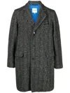 Aspesi Cappotto Franz Coat In Black Wool In Black