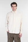 Aspesi Fred Shirt In Beige Cotton