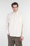 Aspesi Fred Shirt In Beige Cotton