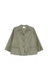 Aspesi Front-pocket Jacket In Green