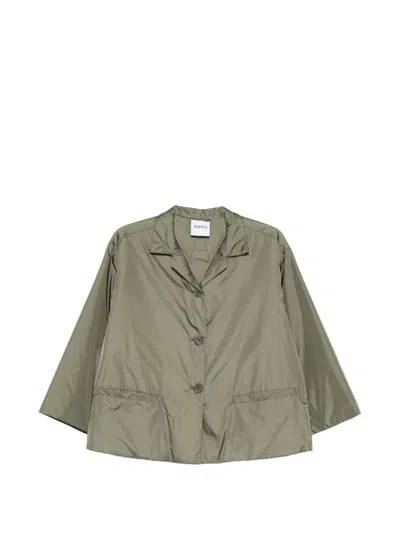 Aspesi Front-pocket Jacket In Green