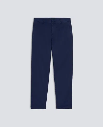 Aspesi Functional Poplin Chino Trousers In Blue
