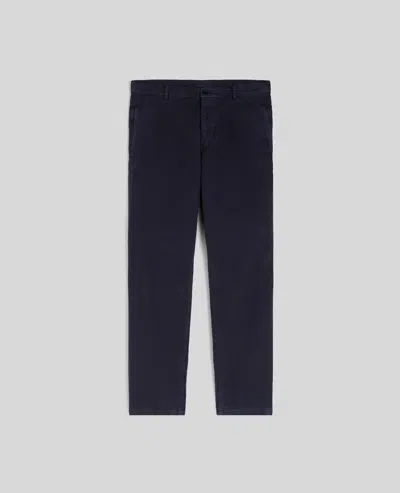 Aspesi Functional Velvet Chinos In Blue