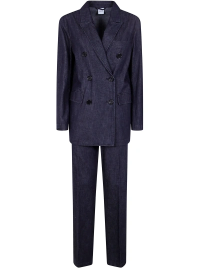 ASPESI CLASSIC SUIT WITH DOUBLEBREAST JACKET,G1008.G857 01998 DENIM