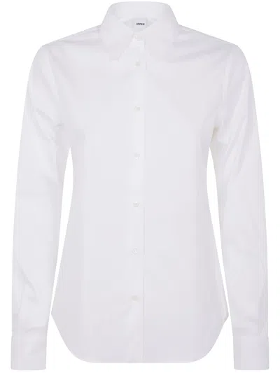 ASPESI CLASSIC LONGSLEEVES SHIRT,G5422.6807 096 29072 WHITE