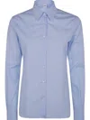 Aspesi Camicia In Cotone Shirts Light Blue In Blue