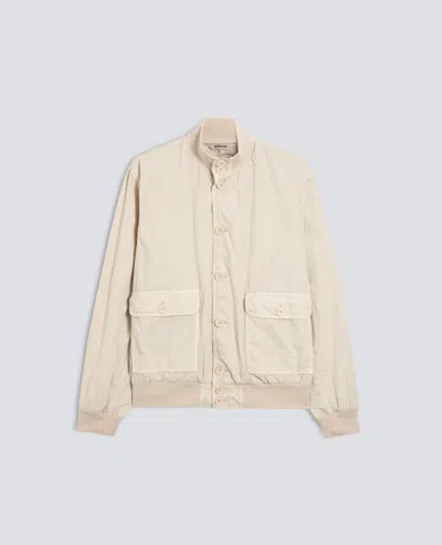 Aspesi Garment-dyed Cotton Canvas Jacket In Neutral