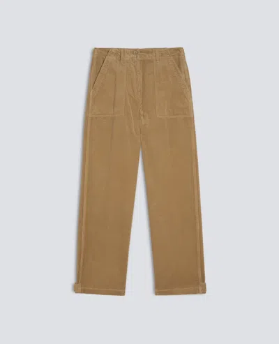 Aspesi Garment-dyed 500-line Cotton Corduroy Trousers - Beige In Brown
