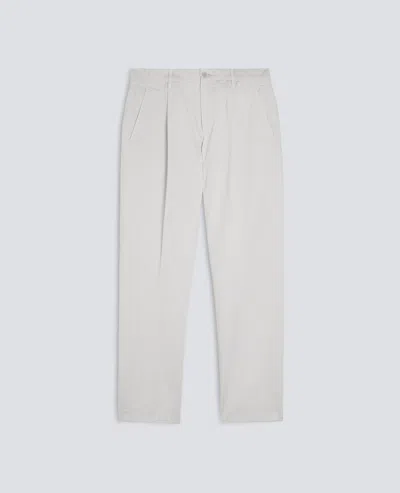 Aspesi Garment-dyed Cotton Gabardine Single-dart Trousers - Pearl