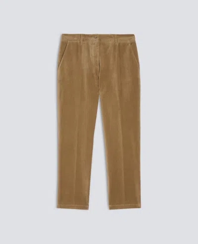 Aspesi Cotton Straight Trousers In Green